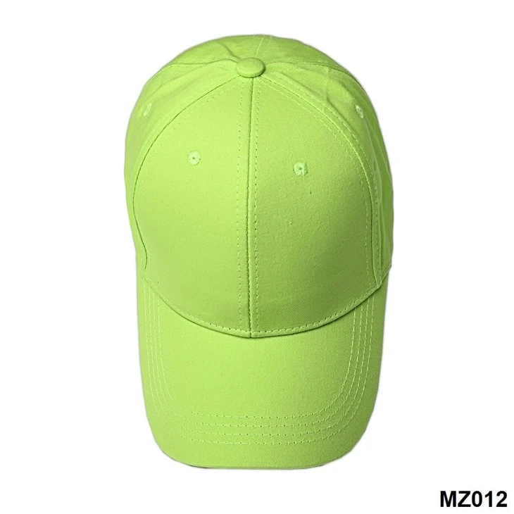 Bulk Orders Solid Color Baseball Cap With Adjustable Strap