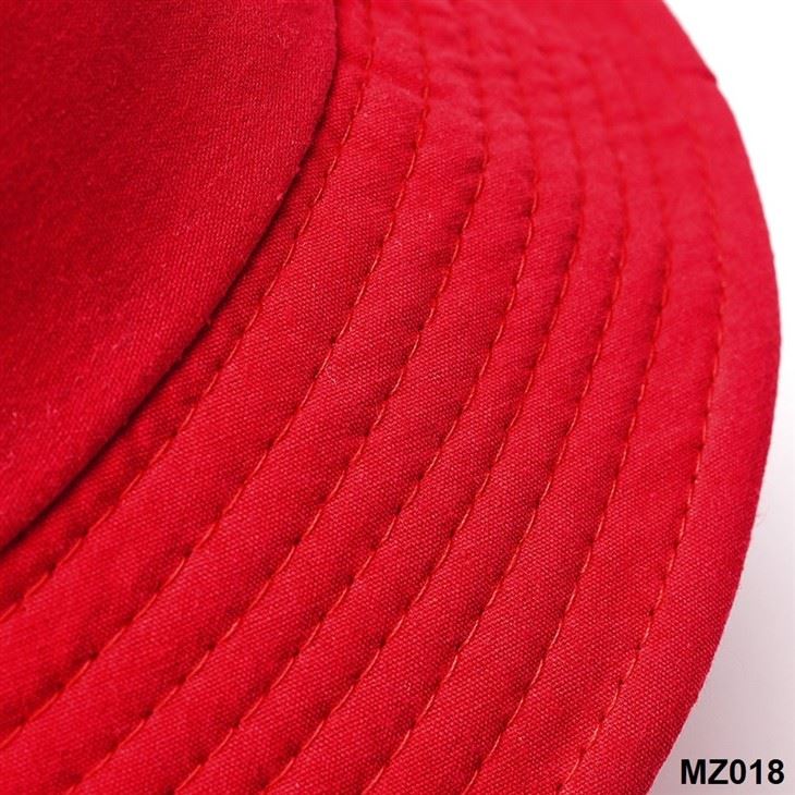 Custom Plain Color Bucket Hats - Red, Pink, White