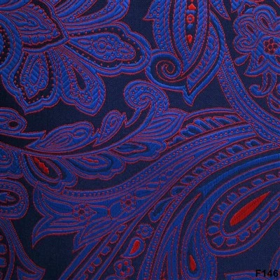 Komplett Paisley Jacquard Suit Stoff – F146 Full Outfit Blazer Set