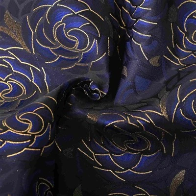 Elegant jacquard dressstoff – F140 grå mønstret fôrblazer