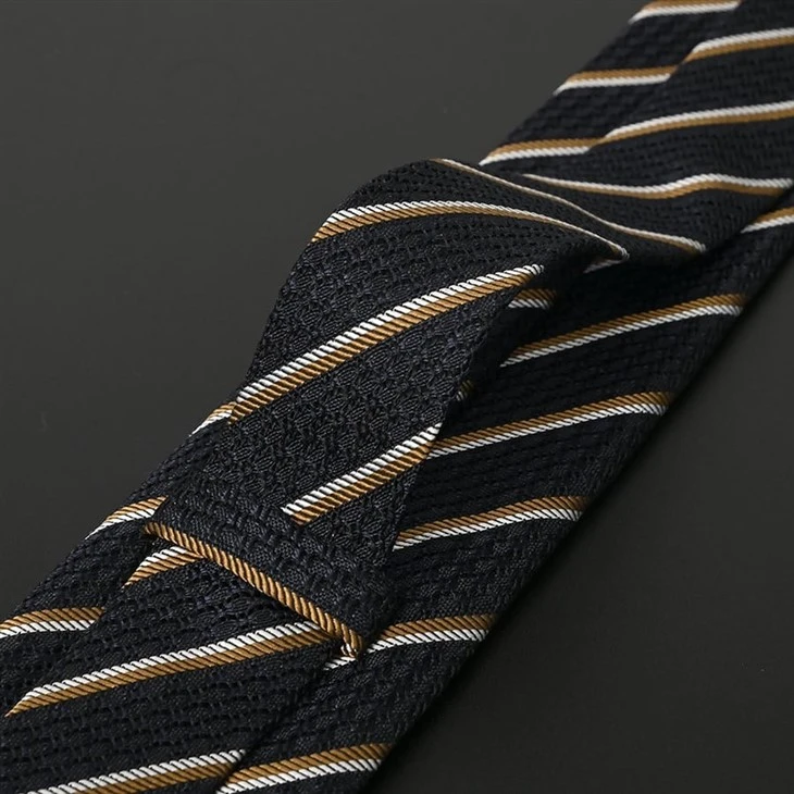 Stripes Garza Fina Grenadine Tie